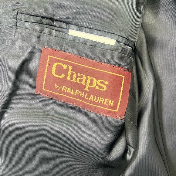 Chaps Ralph Lauren Vintage Blazer 2 button Men’s 44 Tall Wool VTG casual preppy - Picture 5 of 10